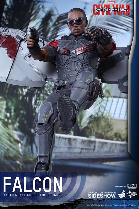 1/6 HOT TOYS - C.A. CIVIL WAR - FALCON