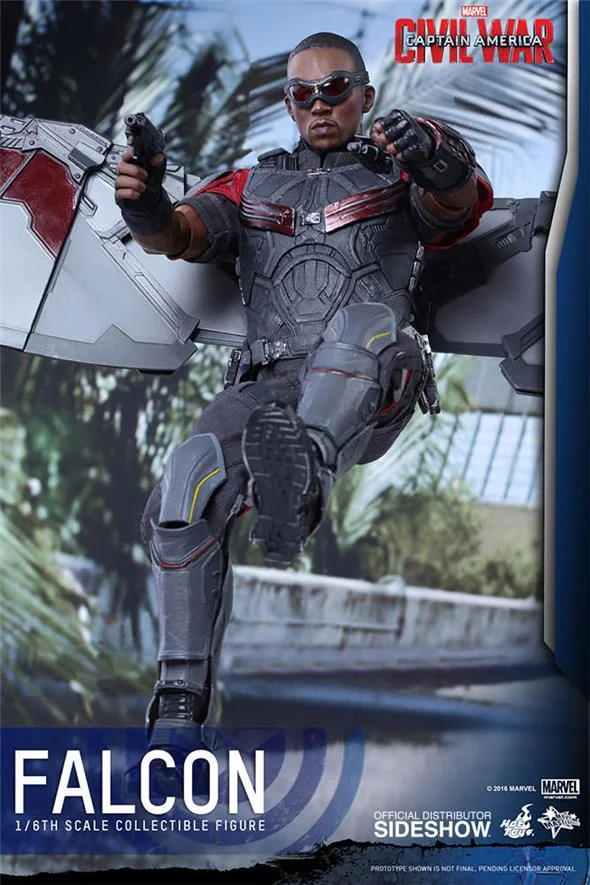 1/6 HOT TOYS - C.A. CIVIL WAR - FALCON