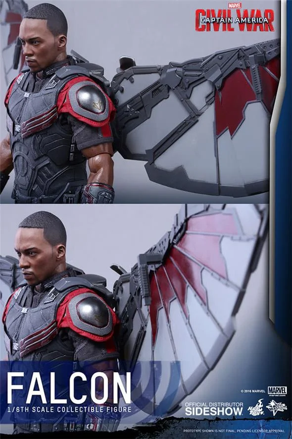 1/6 HOT TOYS - C.A. CIVIL WAR - FALCON