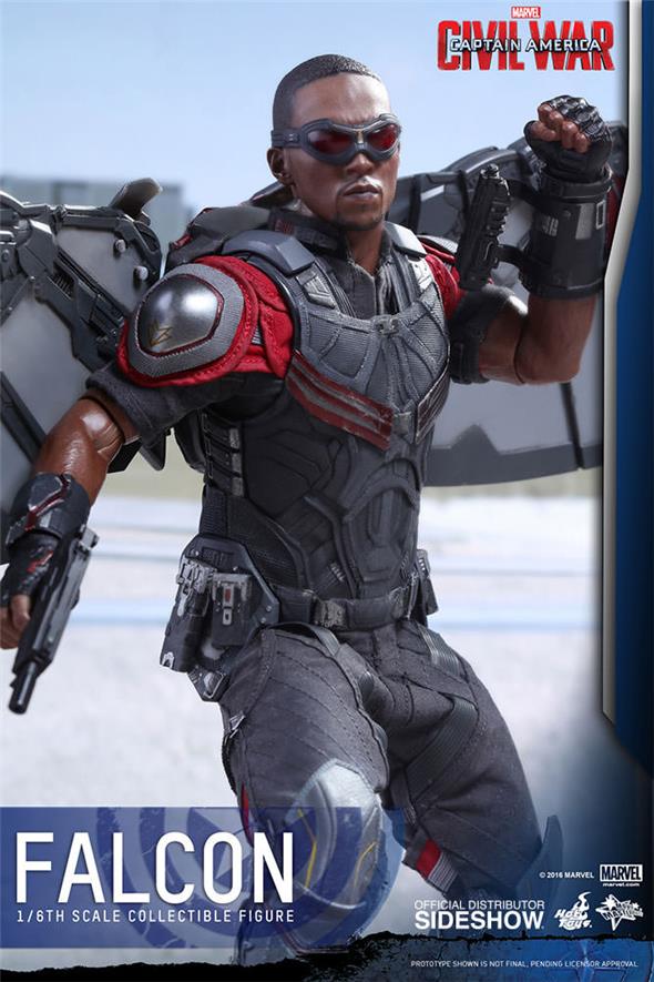 1/6 HOT TOYS - C.A. CIVIL WAR - FALCON