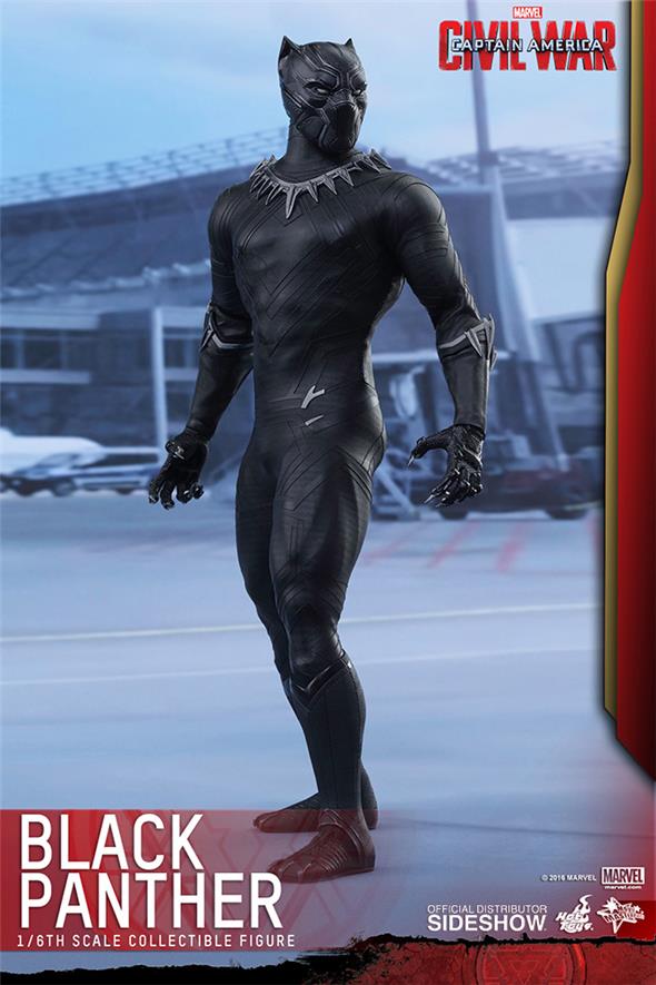 1/6 HOT TOYS - C.A. CIVIL WAR - BLACK PANTHER