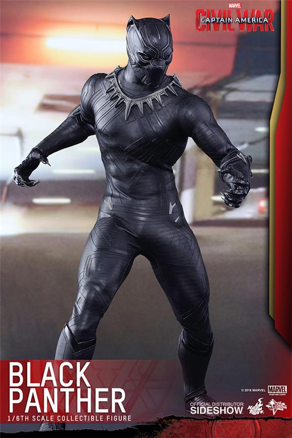 1/6 HOT TOYS - C.A. CIVIL WAR - BLACK PANTHER