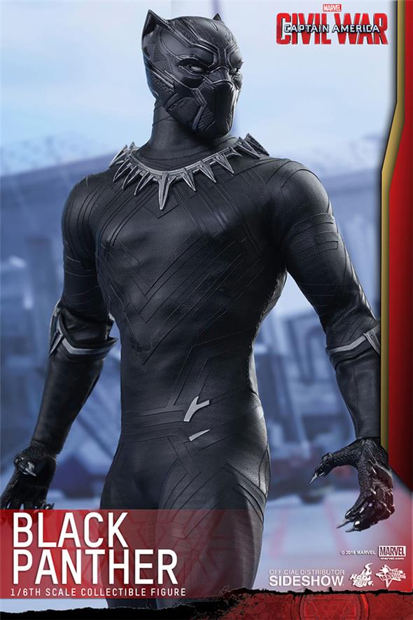 1/6 HOT TOYS - C.A. CIVIL WAR - BLACK PANTHER
