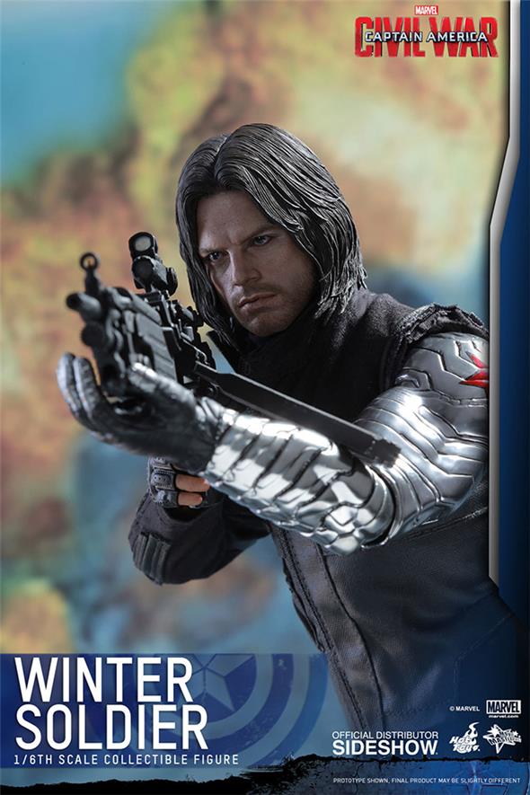 1/6 HOT TOYS - C.A. CIVIL WAR - WINTER SOLDIER