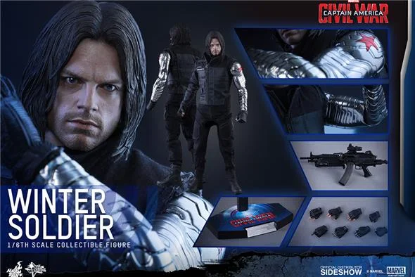 1/6 HOT TOYS - C.A. CIVIL WAR - WINTER SOLDIER