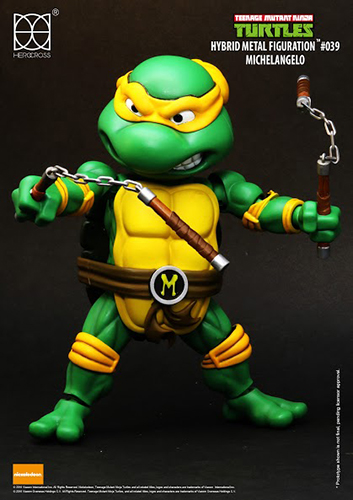 TMNT MICHELANGELO HYBRID METAL