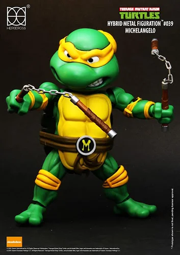 TMNT MICHELANGELO HYBRID METAL