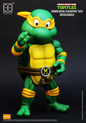 TMNT MICHELANGELO HYBRID METAL