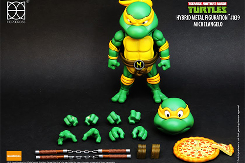 TMNT MICHELANGELO HYBRID METAL