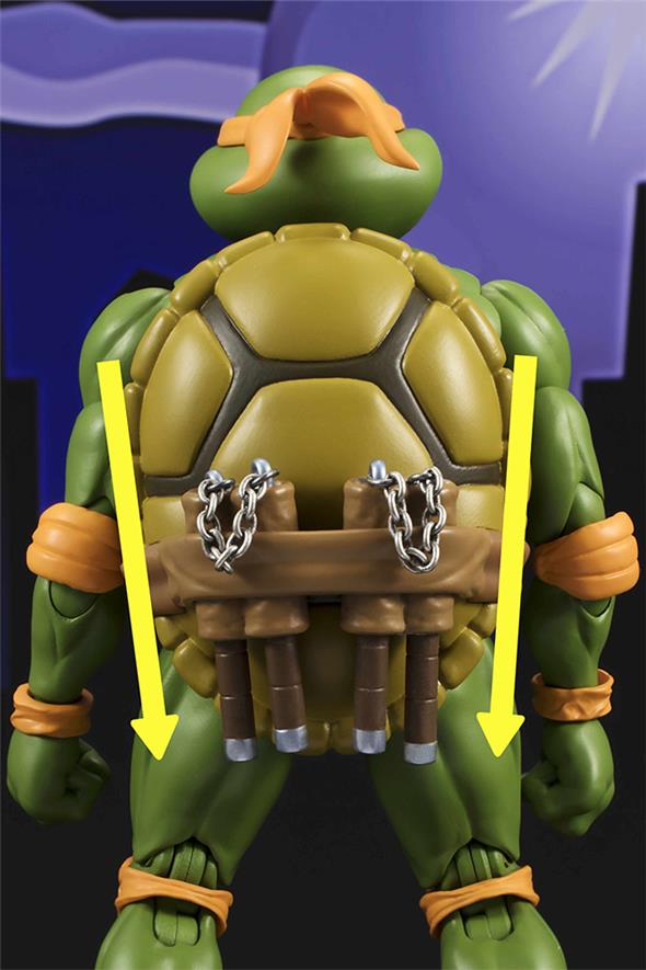 S.H. FIGUARTS TMNT (TARTARUGHE NINJA) -  MICHELANGELO