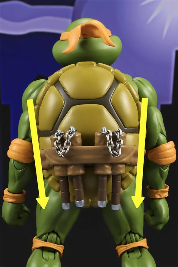 S.H. FIGUARTS TMNT (TARTARUGHE NINJA) -  MICHELANGELO