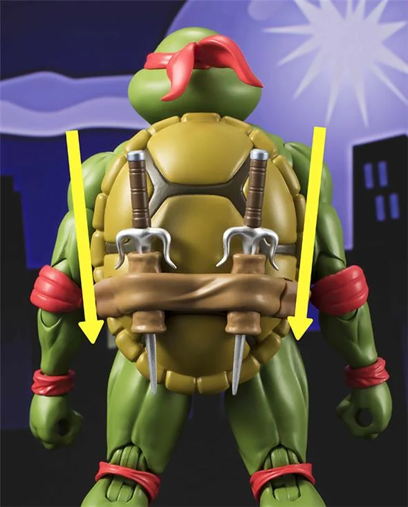 S.H. FIGUARTS TMNT (TARTARUGHE NINJA) -  RAFFAELLO