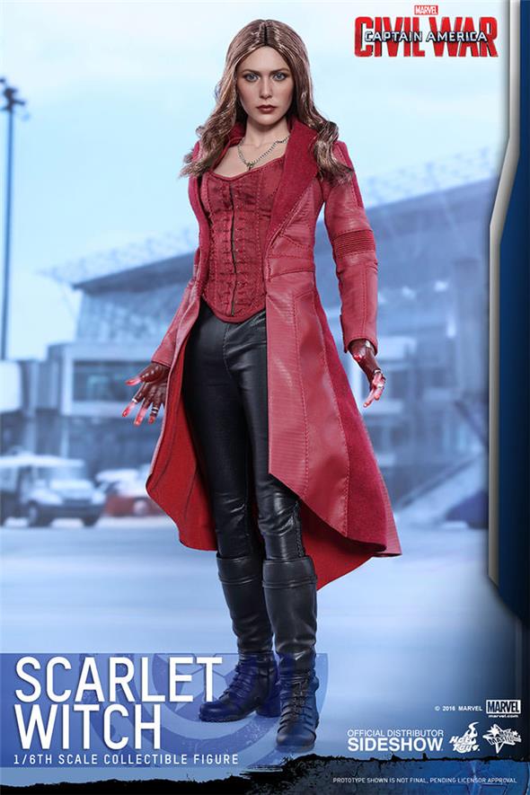 1/6 HOT TOYS - C.A. CIVIL WAR - SCARLET WITCH