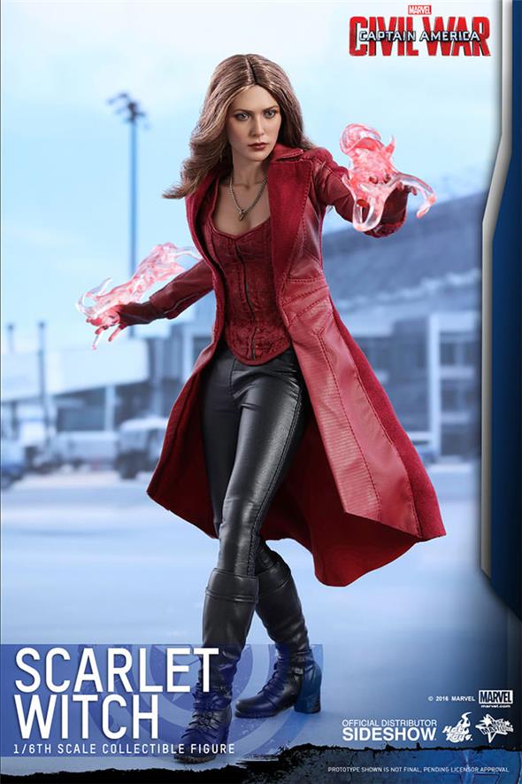 1/6 HOT TOYS - C.A. CIVIL WAR - SCARLET WITCH