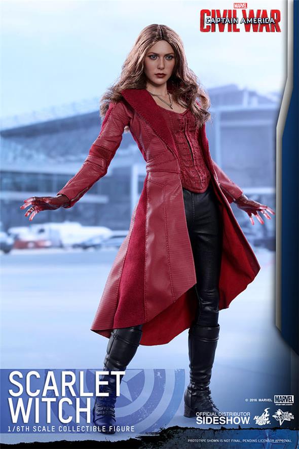 1/6 HOT TOYS - C.A. CIVIL WAR - SCARLET WITCH