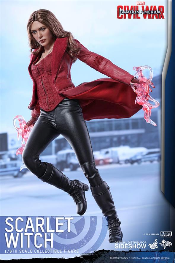 1/6 HOT TOYS - C.A. CIVIL WAR - SCARLET WITCH