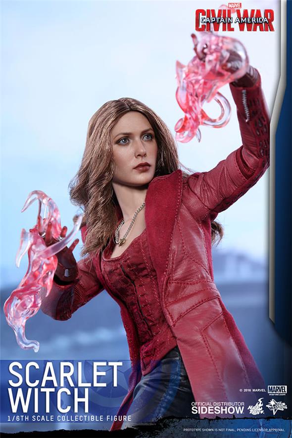 1/6 HOT TOYS - C.A. CIVIL WAR - SCARLET WITCH