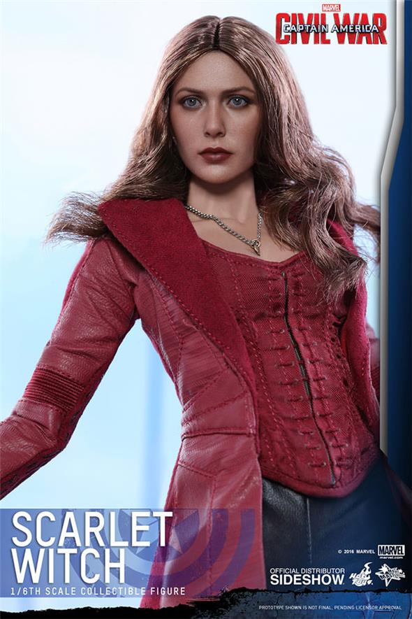 1/6 HOT TOYS - C.A. CIVIL WAR - SCARLET WITCH