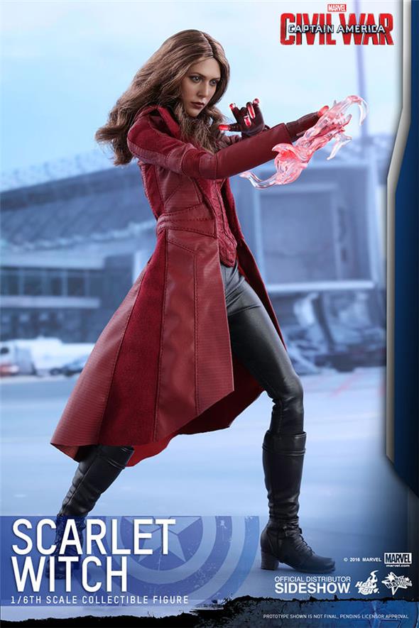 1/6 HOT TOYS - C.A. CIVIL WAR - SCARLET WITCH