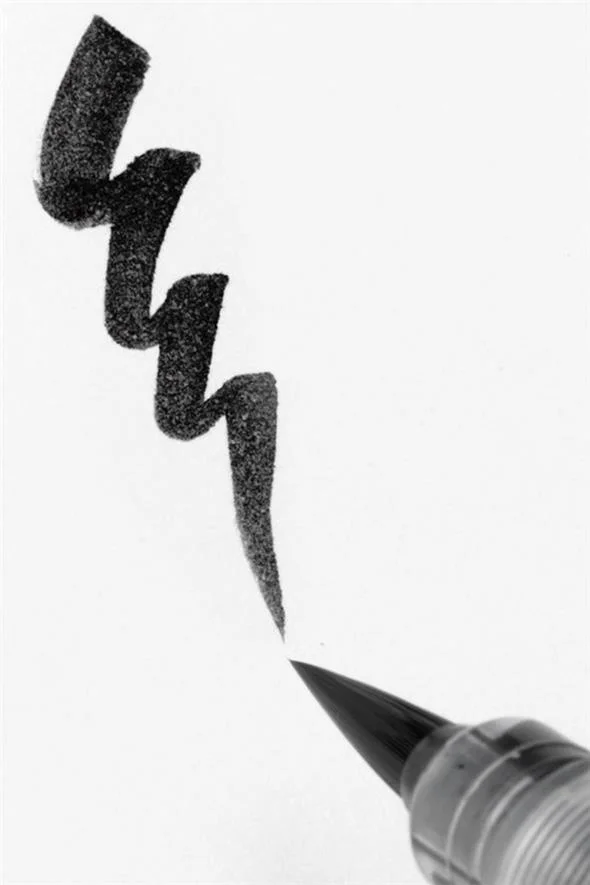 FUDE PEN REFILLABLE PIGMENT MEDIUM POINT