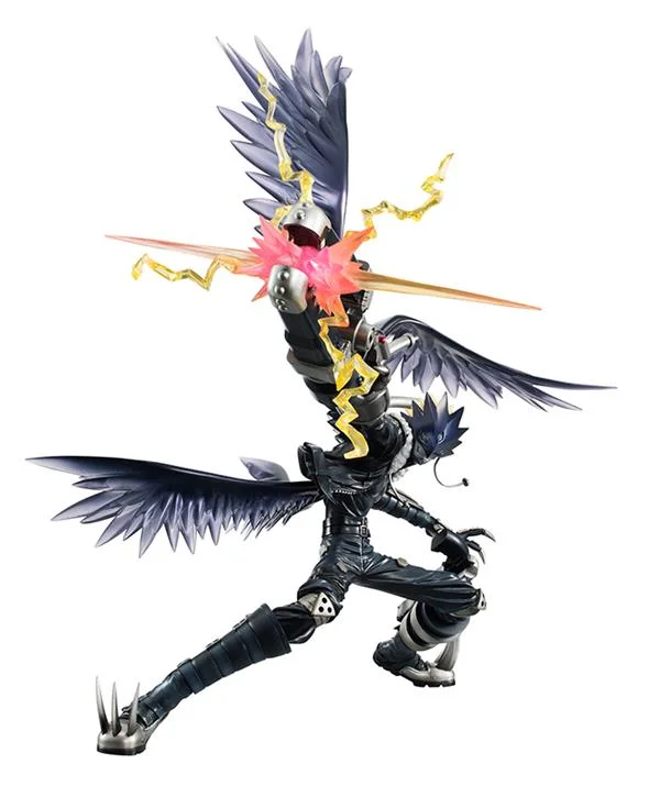 DIGIMON TAMERS - BEELZEBUMON & IMPMON GEM STATUE
