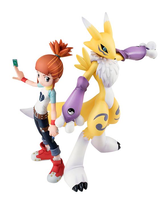 DIGIMON TAMERS - LENAMON & RUKI GEM STATUE