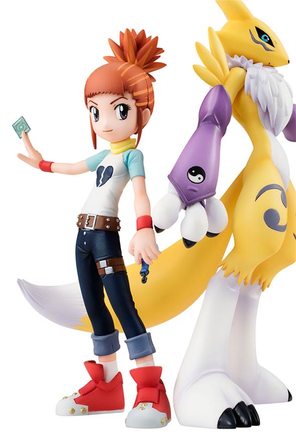 DIGIMON TAMERS - LENAMON & RUKI GEM STATUE