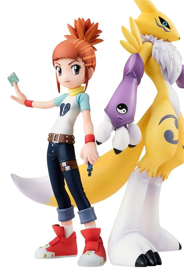 DIGIMON TAMERS - LENAMON & RUKI GEM STATUE