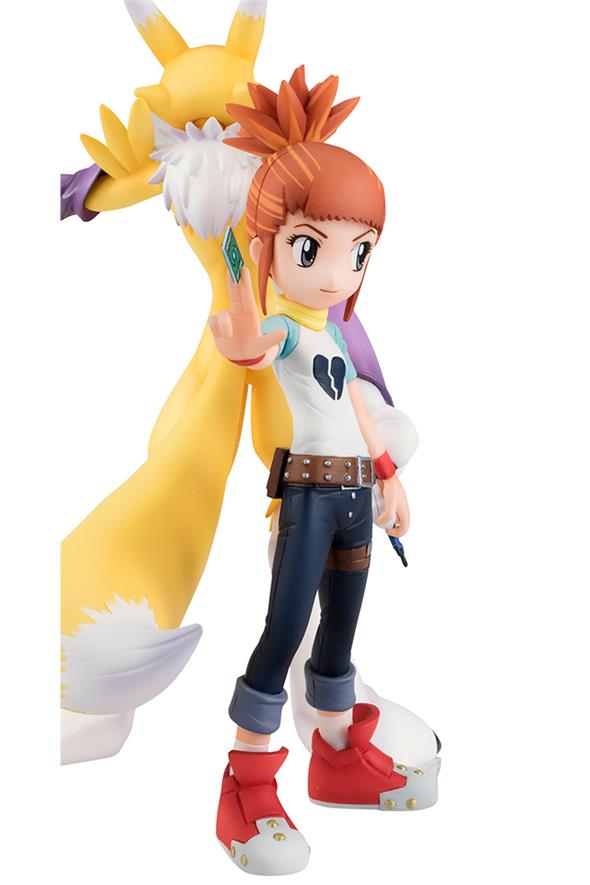 DIGIMON TAMERS - LENAMON & RUKI GEM STATUE