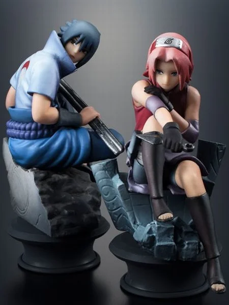 NARUTO - SASUKE & SAKURA CHESS COLL SET