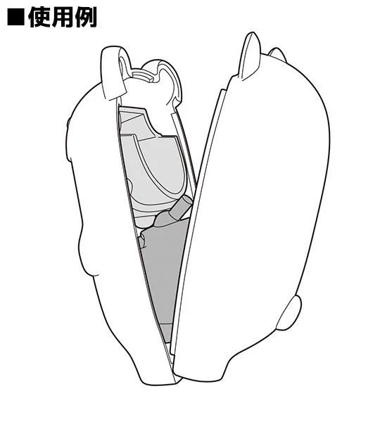 NENDOROID MORE - FACE PART CASE RABBIT
