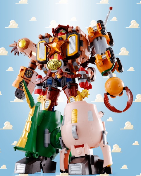 TOY STORY CHOGOKIN WOODY ROBO SHERIFF STAR