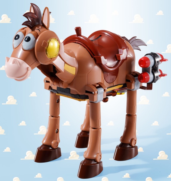 TOY STORY CHOGOKIN WOODY ROBO SHERIFF STAR