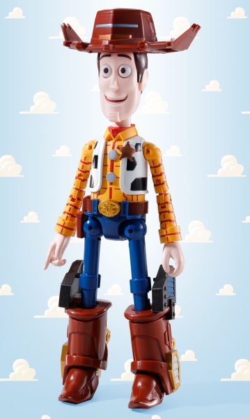 TOY STORY CHOGOKIN WOODY ROBO SHERIFF STAR