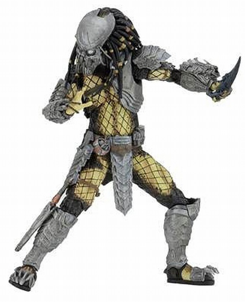 NECA -  ALIEN VS PREDATOR CELTIC PREDATOR E GRID ALIEN BATTLE DAMAGED VERSION