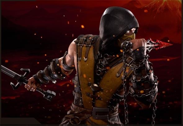 1/4 MORTAL KOMBAT - X SCORPION STATUE