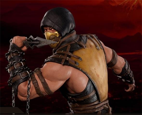 1/4 MORTAL KOMBAT - X SCORPION STATUE