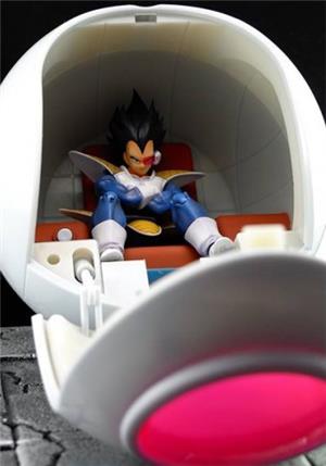 DRAGON SUMMON SAIYAN SPACE POD FOR S.H. FIGUARTS VEGETA SCOUTER VERSION