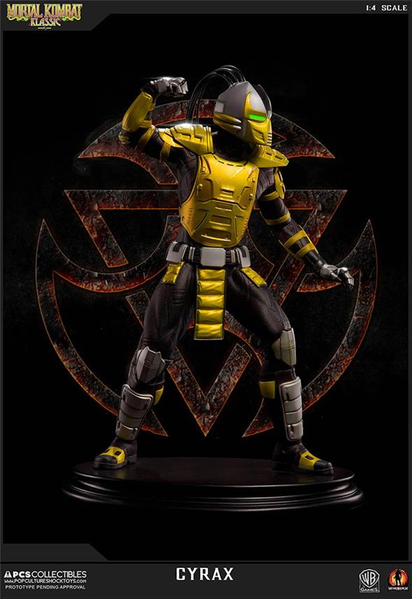 1/4 MORTAL KOMBAT KLASSIC - CYRAX STATUE