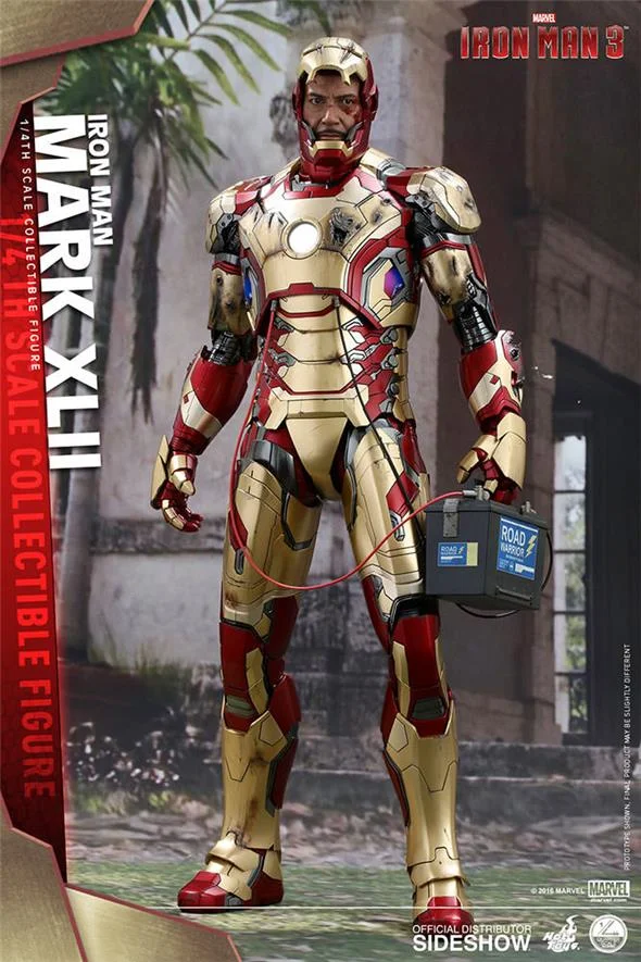 1/4 HOT TOYS - IRON MAN MARK XLII QUARTER SCALE FIG