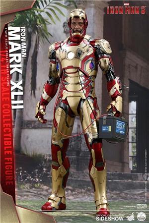 1/4 HOT TOYS - IRON MAN MARK XLII QUARTER SCALE FIG