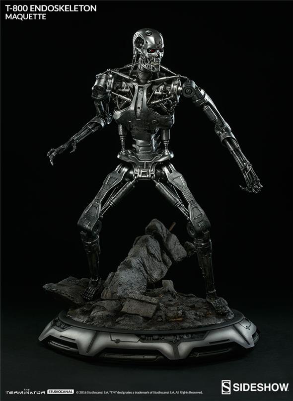 SIDESHOW TERMINATOR - T-800 ENDOSKELETON MAQUETTE