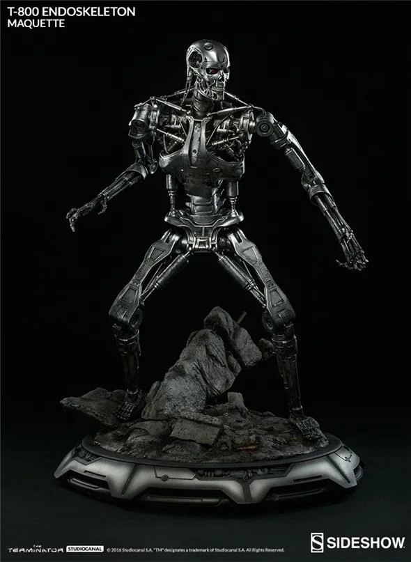 SIDESHOW TERMINATOR - T-800 ENDOSKELETON MAQUETTE