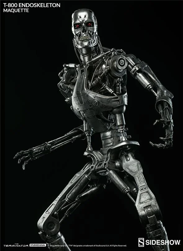 SIDESHOW TERMINATOR - T-800 ENDOSKELETON MAQUETTE