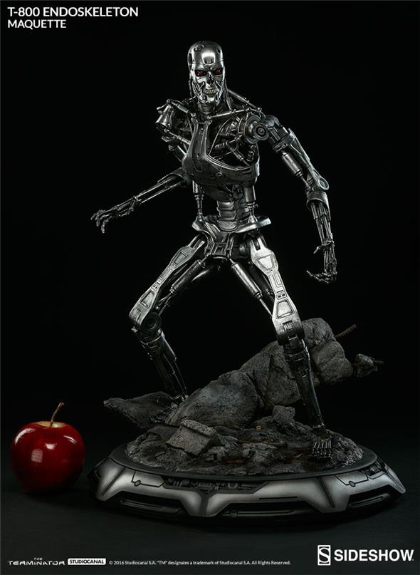 SIDESHOW TERMINATOR - T-800 ENDOSKELETON MAQUETTE