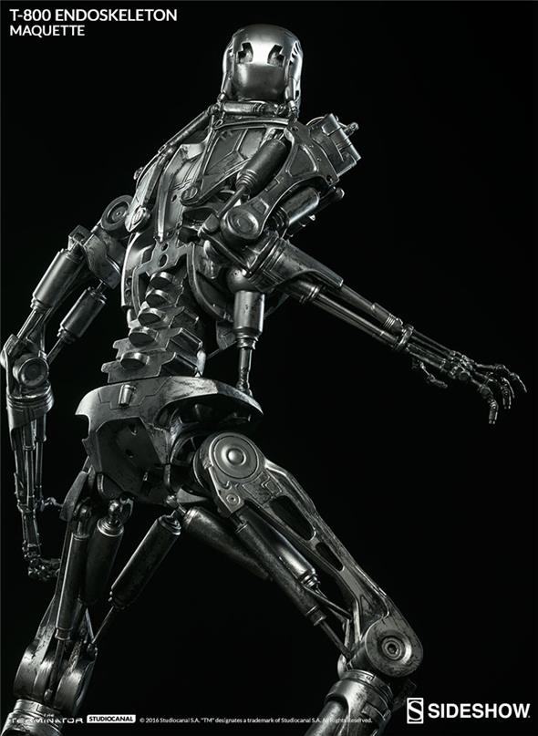 SIDESHOW TERMINATOR - T-800 ENDOSKELETON MAQUETTE
