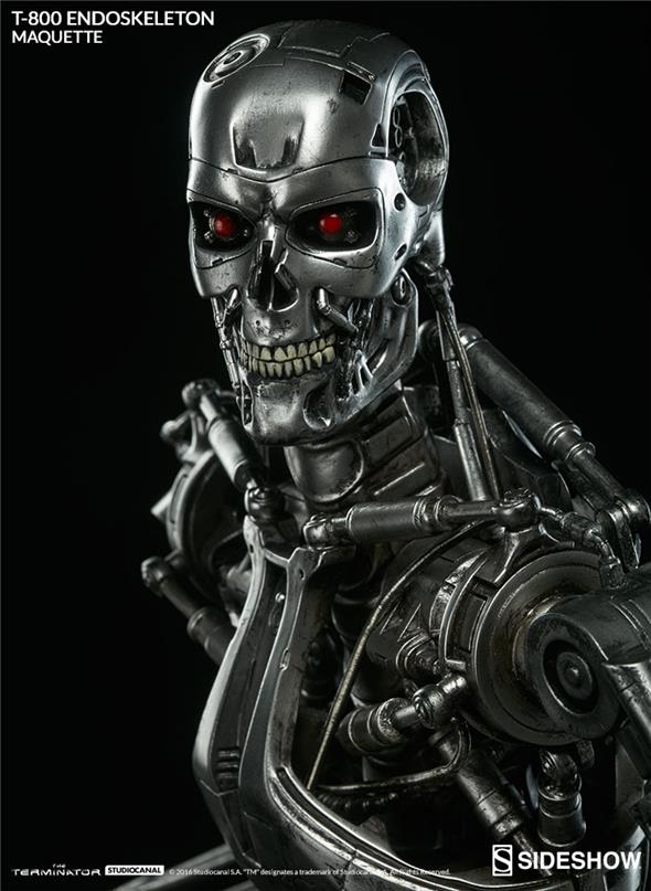 SIDESHOW TERMINATOR - T-800 ENDOSKELETON MAQUETTE