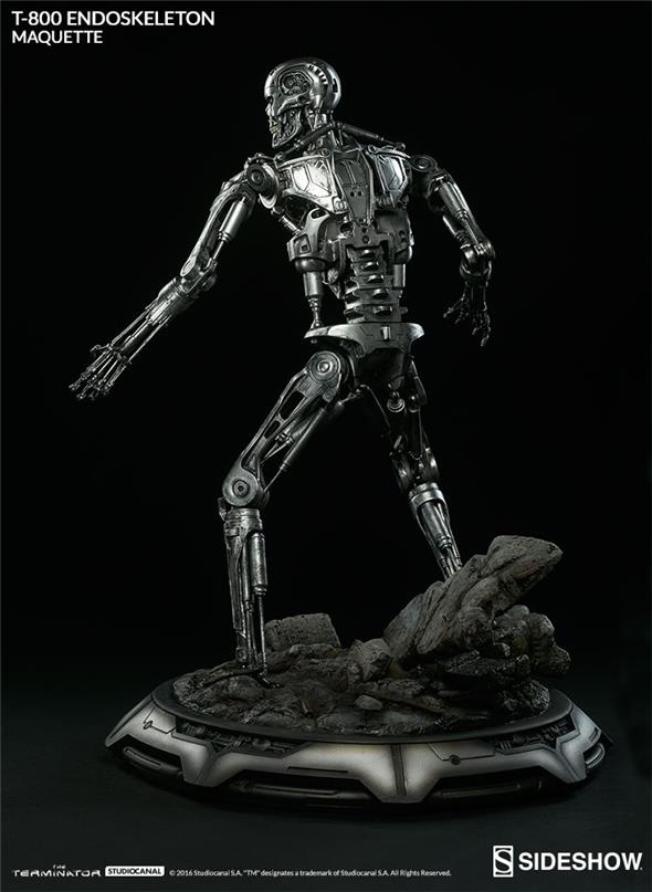 SIDESHOW TERMINATOR - T-800 ENDOSKELETON MAQUETTE