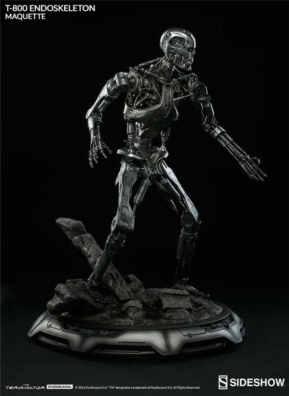 SIDESHOW TERMINATOR - T-800 ENDOSKELETON MAQUETTE