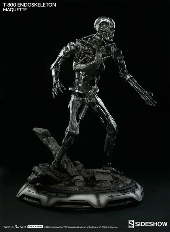 SIDESHOW TERMINATOR - T-800 ENDOSKELETON MAQUETTE